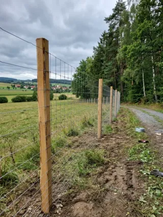 Wildzaun in Ottweiler - fachgerechte Ausführung vor Ort